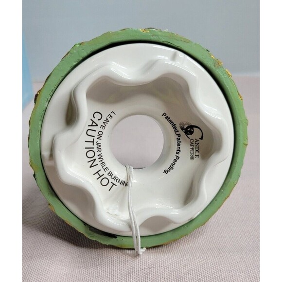 Candle Capper Old Virginia Candle Company POINSETTIA Candle Topper Christmas B59 - Picture 7 of 10